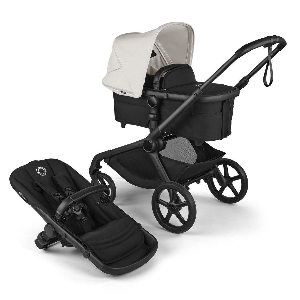 Kangaroo Single-to-Double Stroller Complete With Bassinet