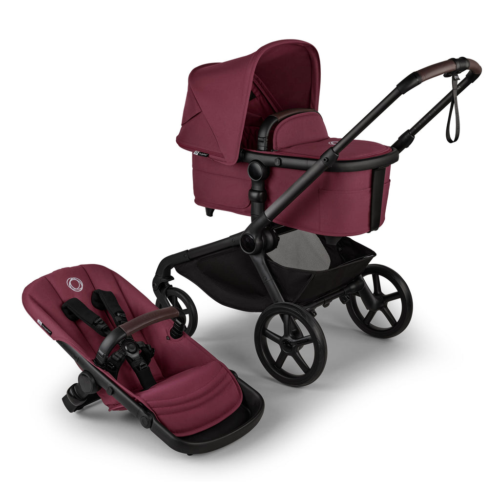 Kangaroo Single-to-Double Stroller Complete With Bassinet