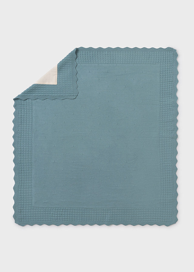 Baby Knit Blanket in Iceberg