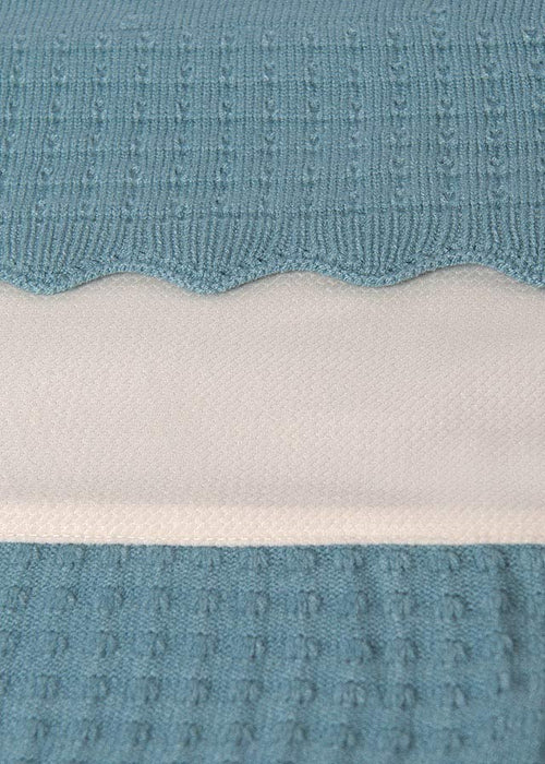Baby Knit Blanket in Iceberg