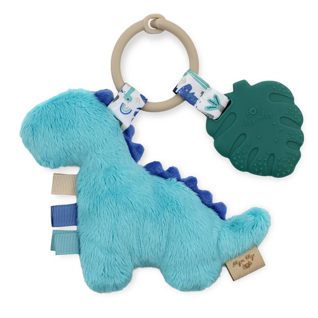 Itzy Pal™ Plush + Teether: Mushroom
