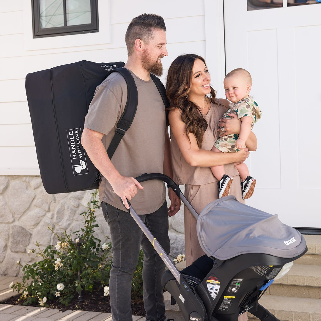 Elite Padded Travel Bag for Infant Car Seat & Stroller Combo
