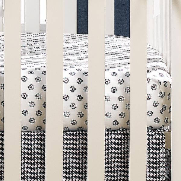 Navy Chelsea Crib Sheet