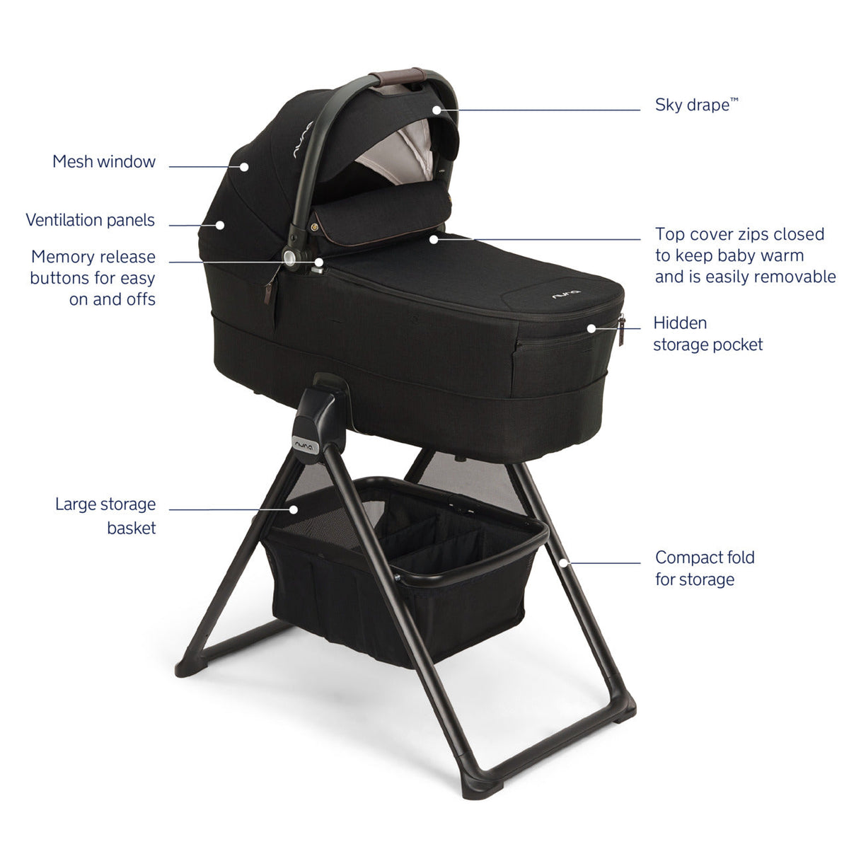 MIXX Series Bassinet + Stand ( 2026 )