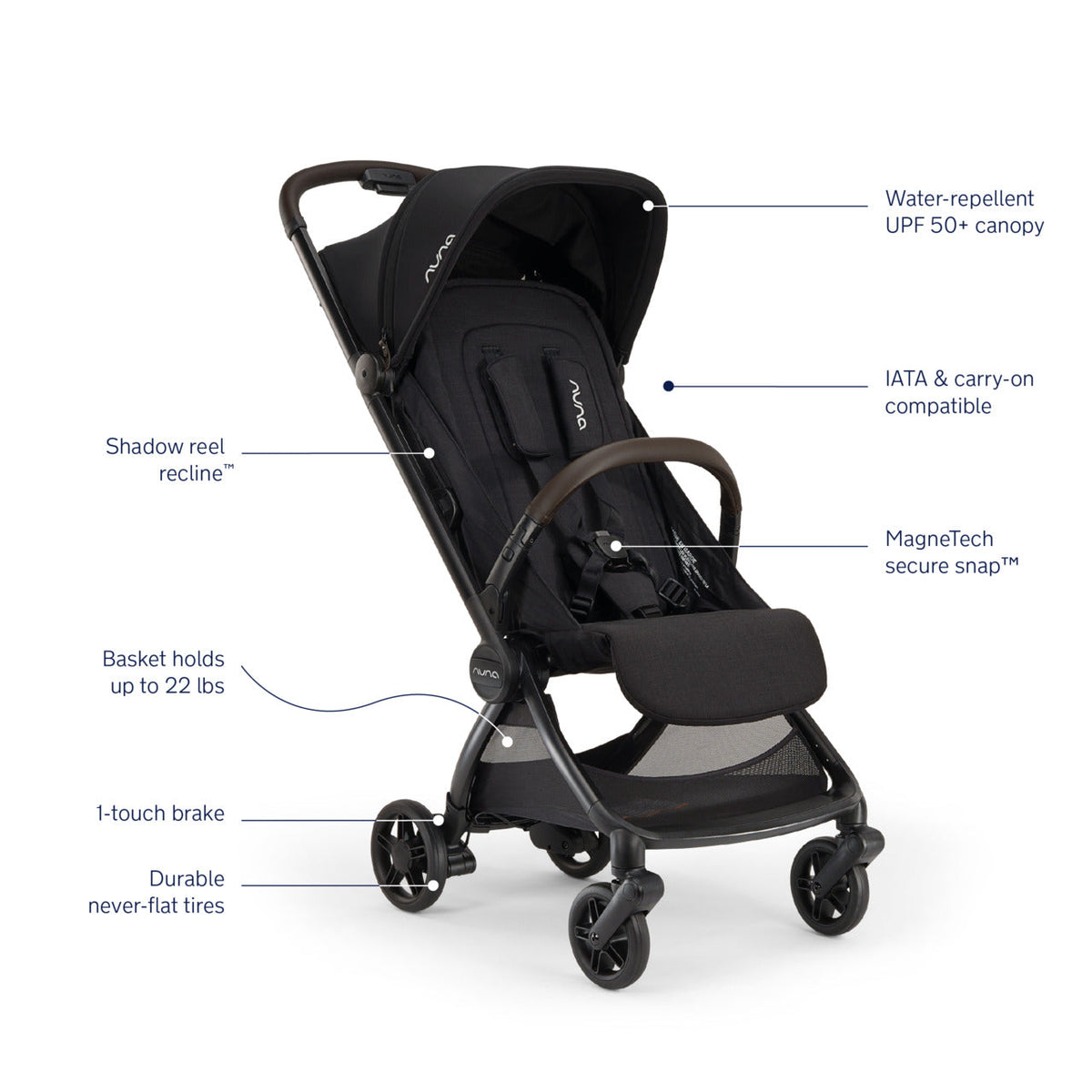 VIAA cabn Lightweight Travel Stroller