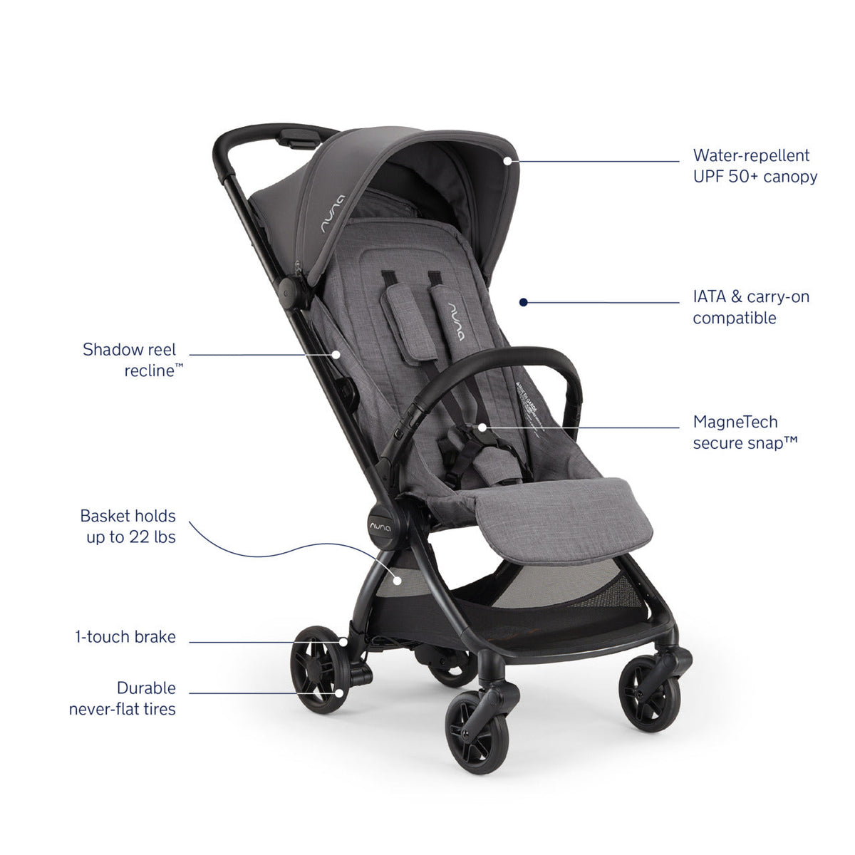 VIAA cabn Lightweight Travel Stroller