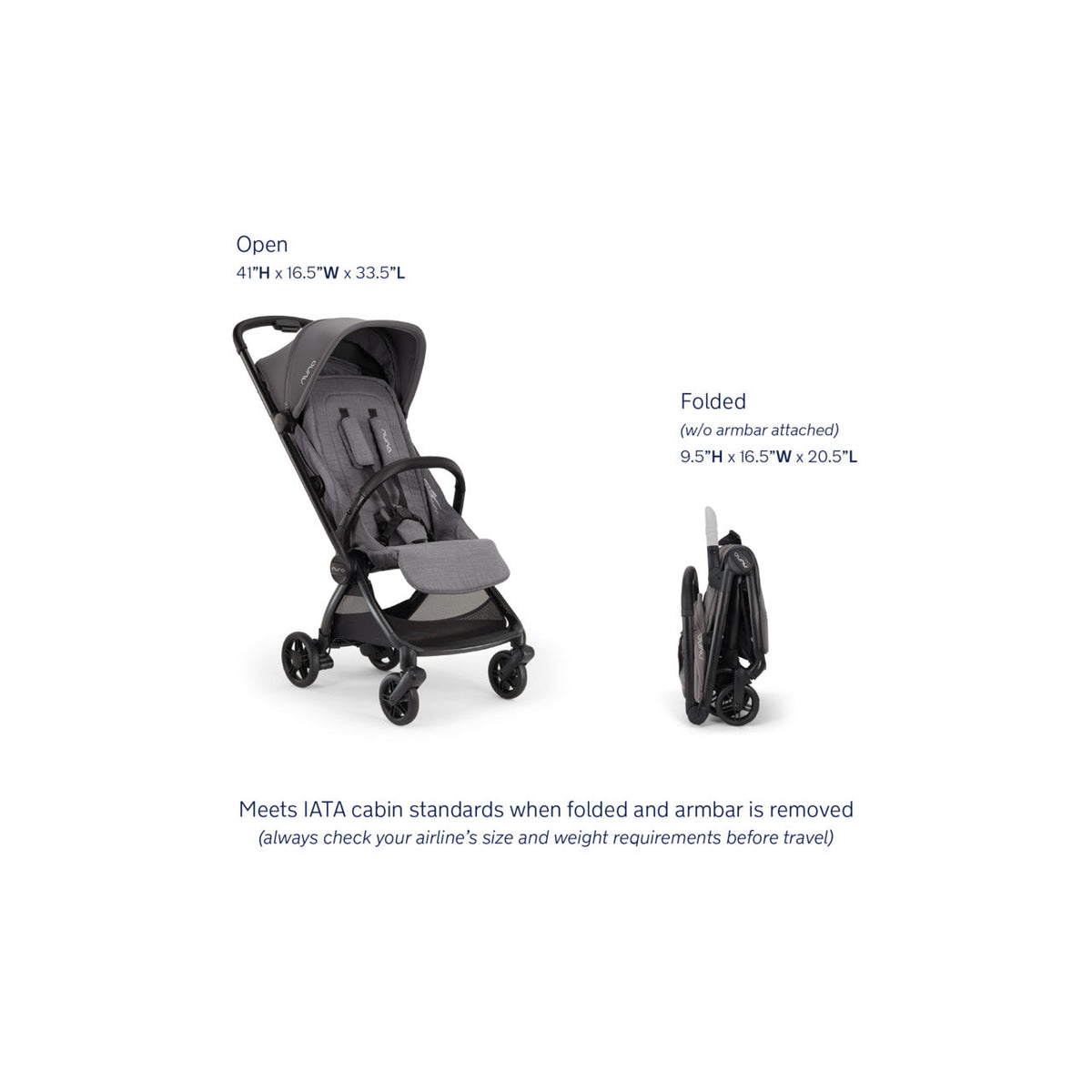 VIAA cabn Lightweight Travel Stroller