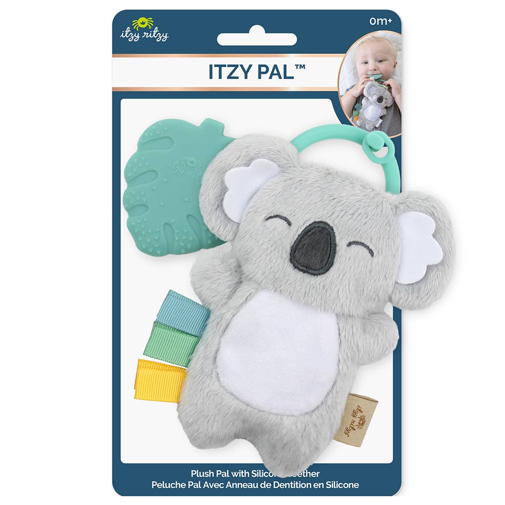 Itzy Pal™ Plush + Teether: Mushroom