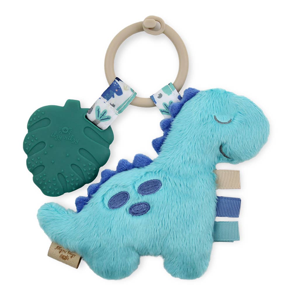 Itzy Pal™ Plush + Teether: Mushroom