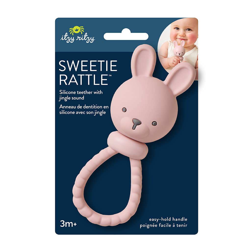 Pink Bunny Sweetie Rattle™