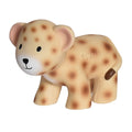 Leopard Organic Natural Rubber Rattle, Teether & Bath Toy
