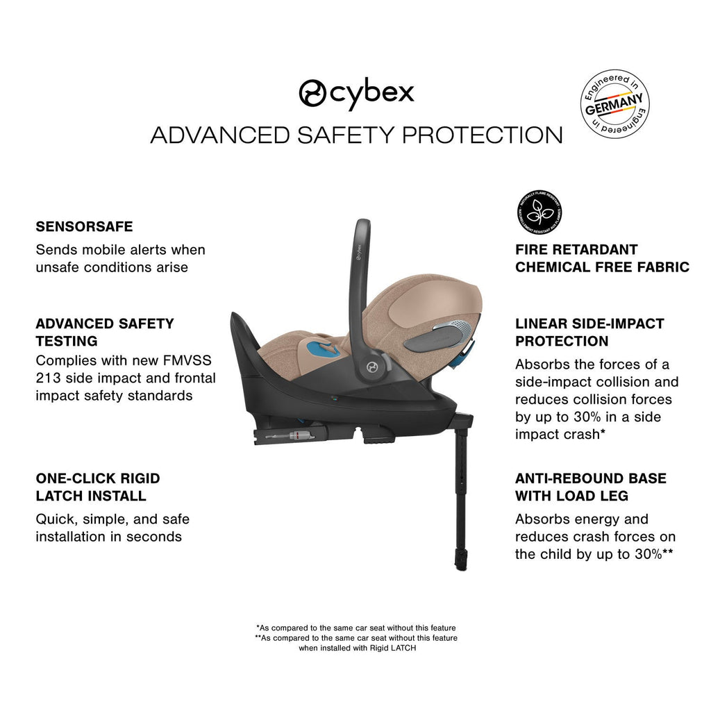 Cloud T Comfort Extend Reclining Infant Car Seat with SensorSafe