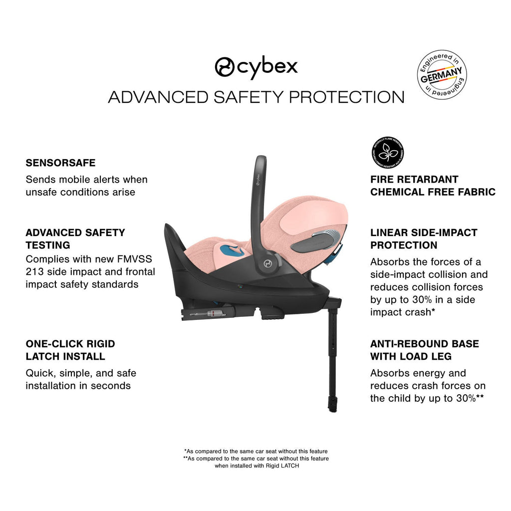Cloud T Comfort Extend Reclining Infant Car Seat with SensorSafe
