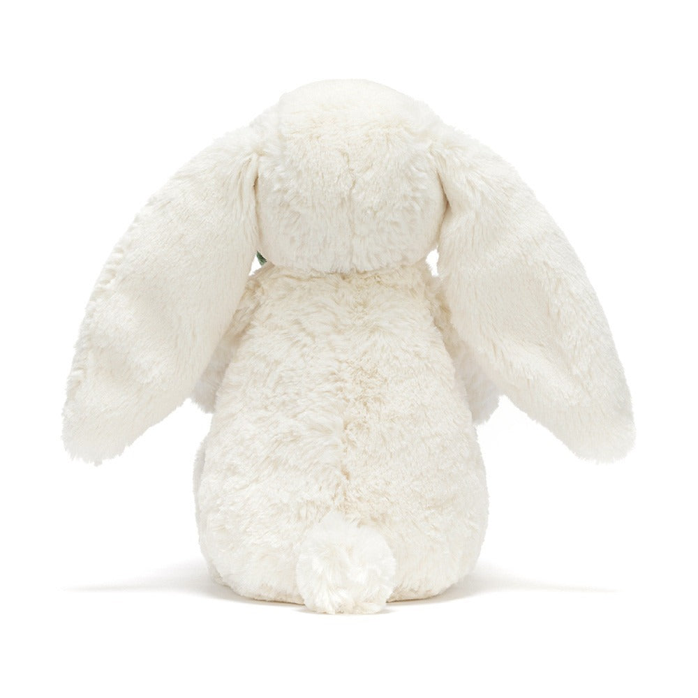 Cream Bunny with Plant