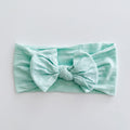 Sugar + Maple Classic Baby Bow Headband in Mint