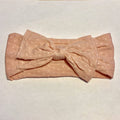 Sugar + Maple Baby Classic Dots Bow Headband - Blush