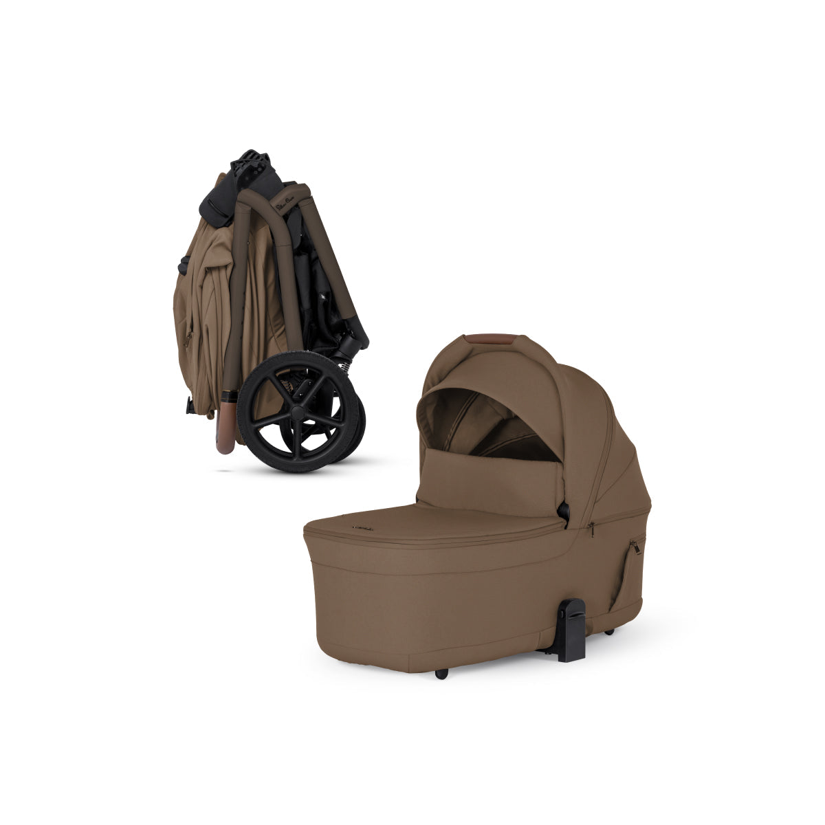 Breez Stroller + Folding Bassinet Newborn Bundle ( w/ Cup Holder & Car Seat Adapter )