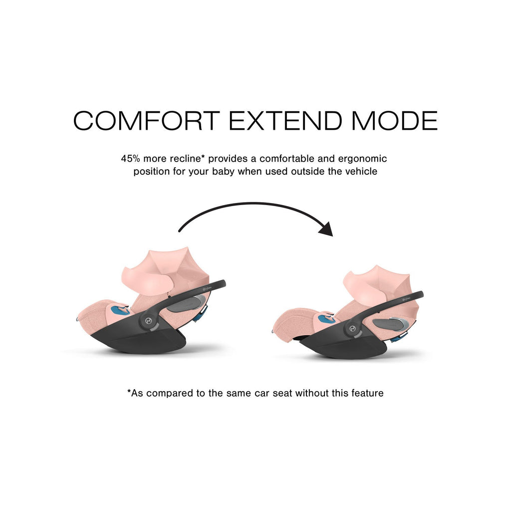 Cloud T Comfort Extend Reclining Infant Car Seat with SensorSafe