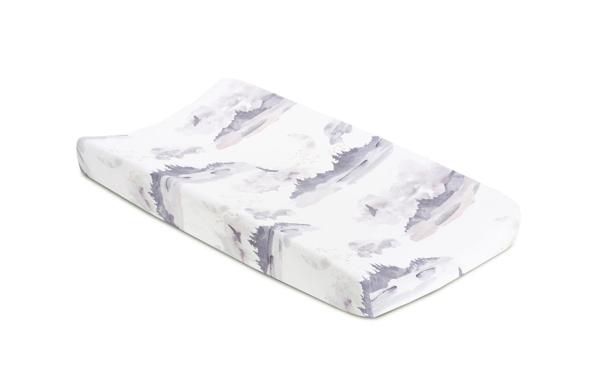Misty Mountain Changing Pad Cover