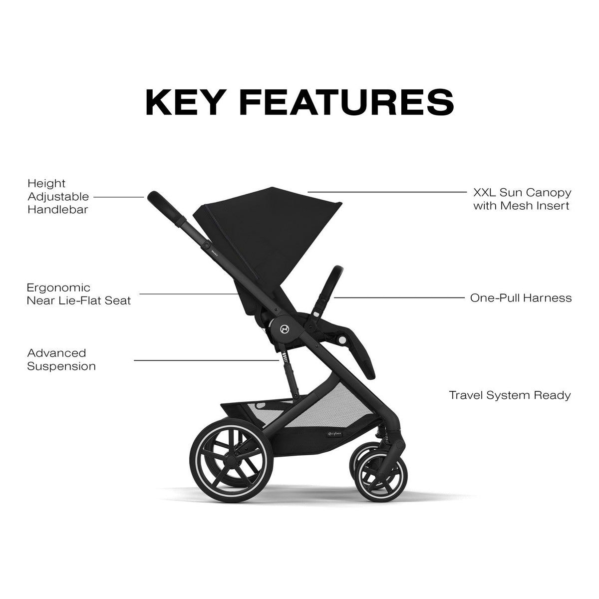 Balios S Lux Stroller + Cot Newborn Bundle