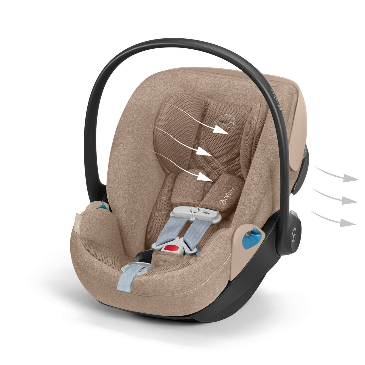 Cloud T Comfort Extend Reclining Infant Car Seat with SensorSafe