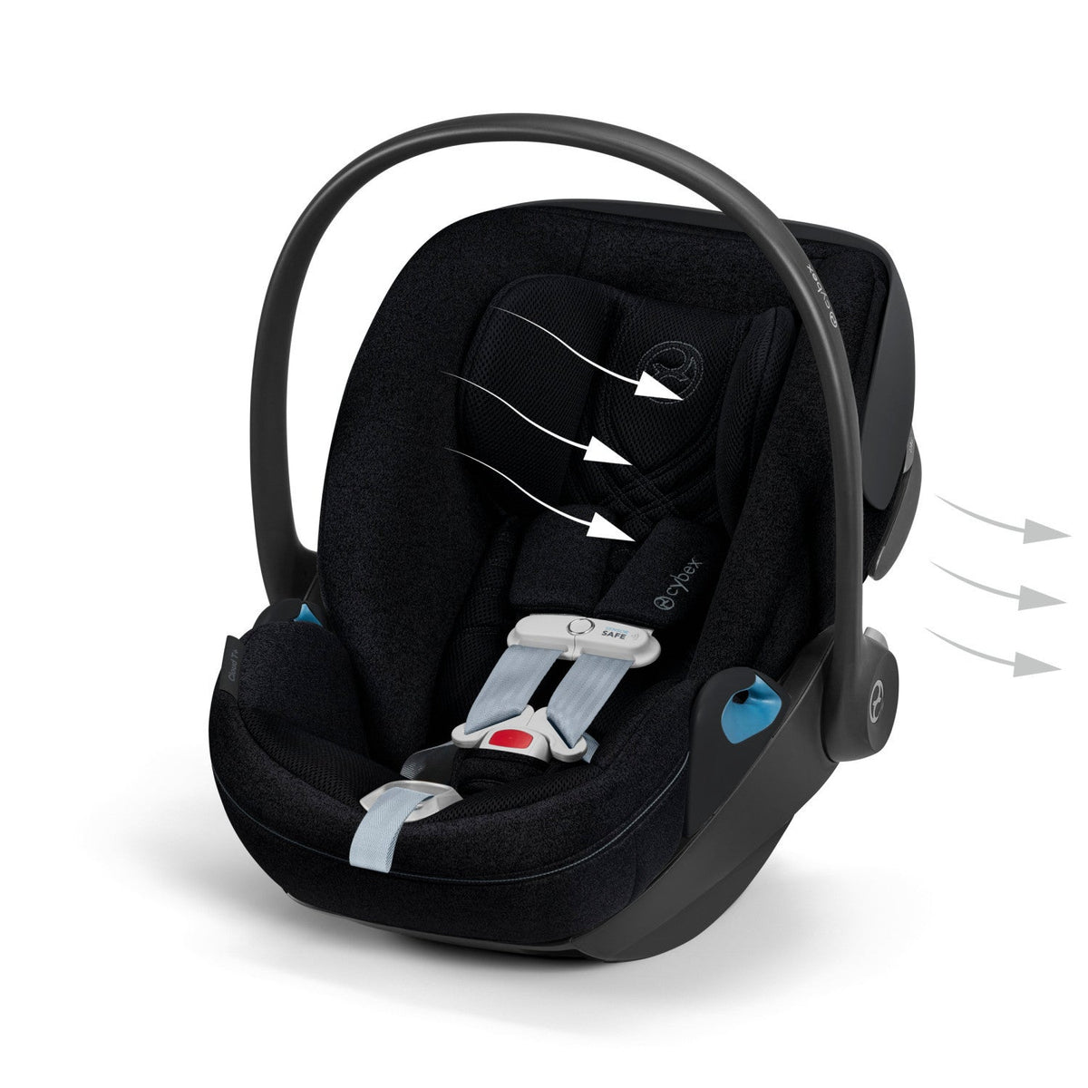 Cloud T Comfort Extend Reclining Infant Car Seat with SensorSafe