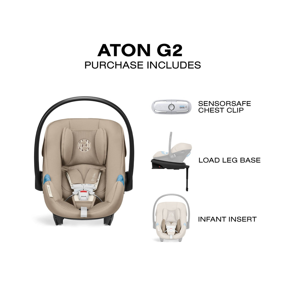 Aton G2 Infant Car Seat with Load Leg Base