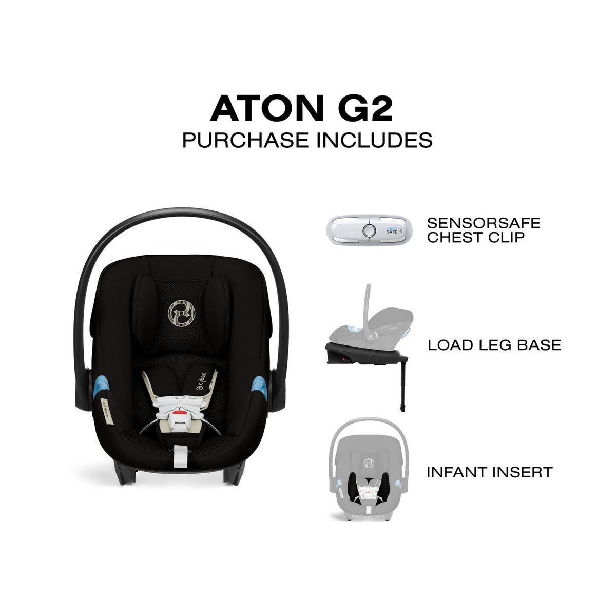 Aton G2 Infant Car Seat with Load Leg Base