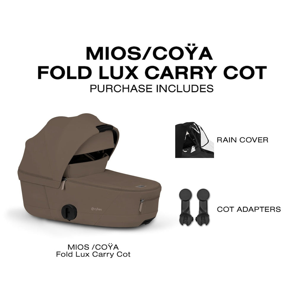 Foldable Lux Carry Cot for COYA / MIOS - Style Collection