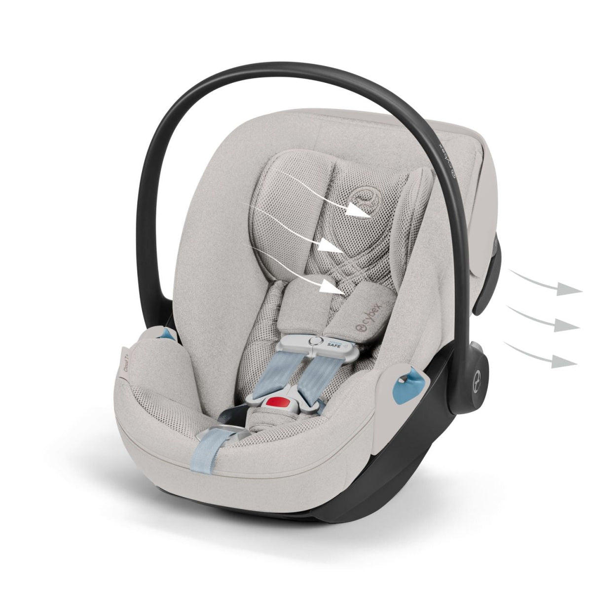 Cloud T Comfort Extend Reclining Infant Car Seat with SensorSafe