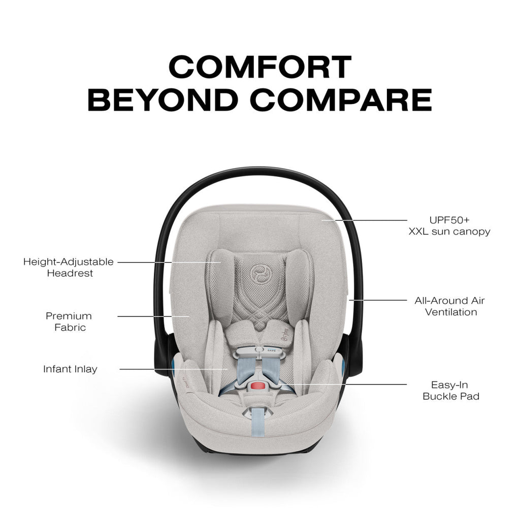 Cloud T Comfort Extend Reclining Infant Car Seat with SensorSafe