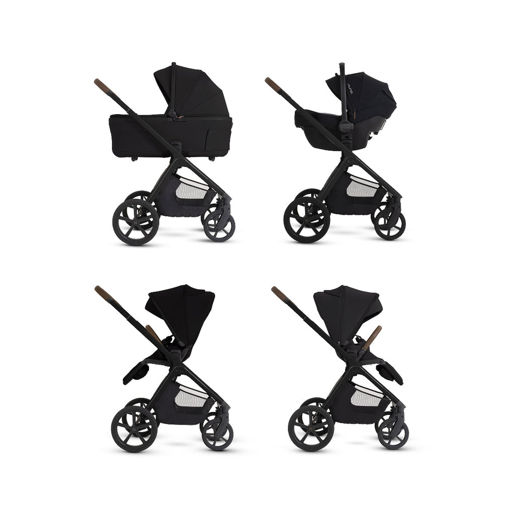 Cove 2 Full-Size All-Terrain Stroller + Folding Bassinet Bundle