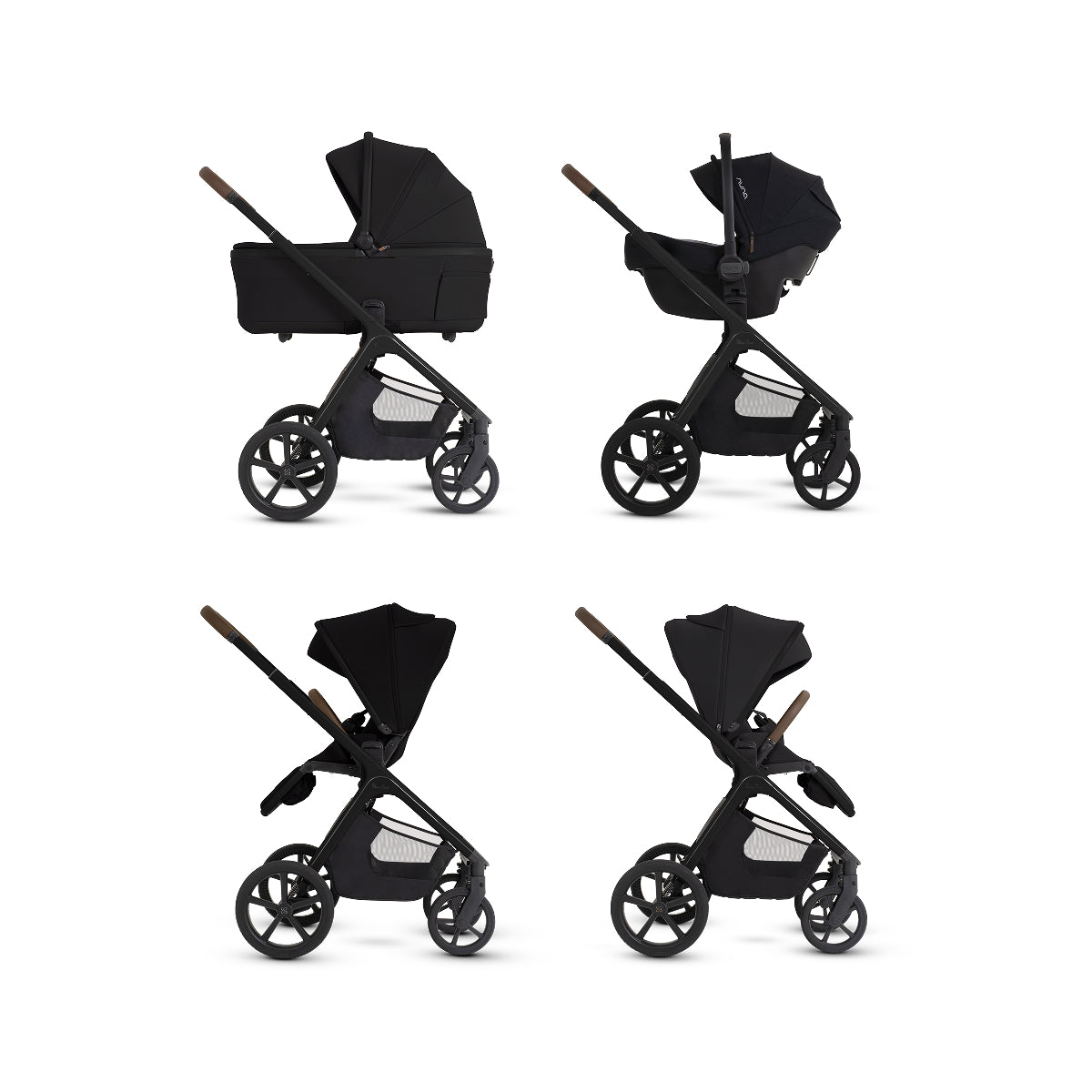 Cove 2 Full-Size All-Terrain Stroller + Folding Bassinet Bundle