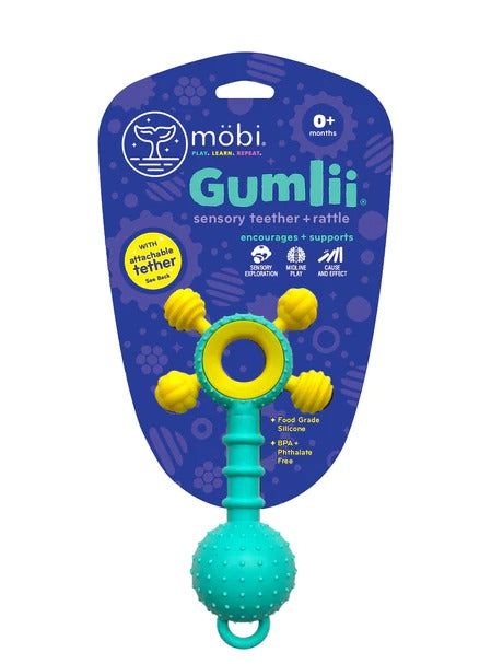 Gumlii Sensory Teether & Rattle