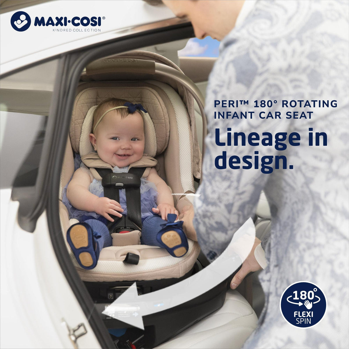 Kindred Peri 180° Rotating Infant Car Seat
