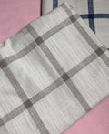 Liz and Roo Modern Farmhouse White / Ecru Plaid Skirt