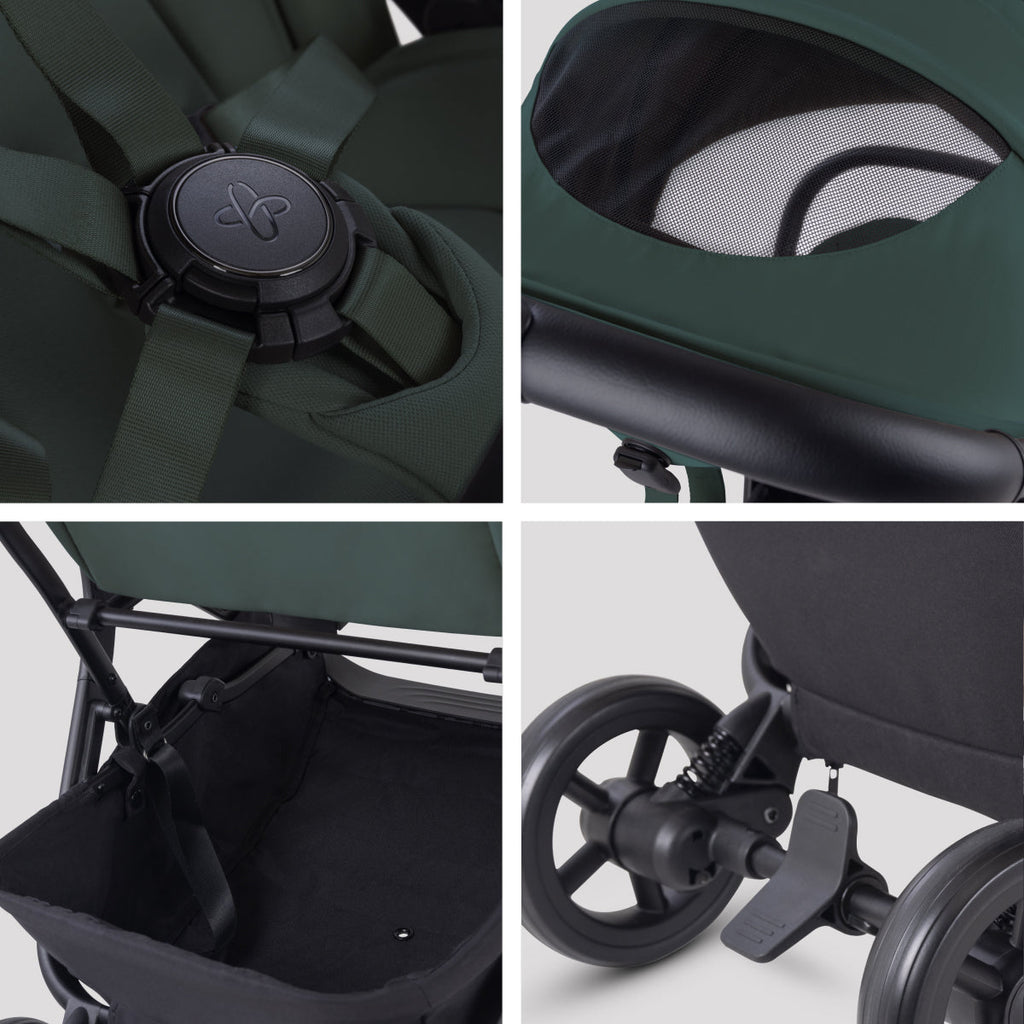 Nia Compact Travel Stroller Bundle ( incl Cup Holder & Travel Bag )