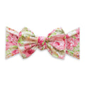 Printed Knot Headband in Bed Of Roses