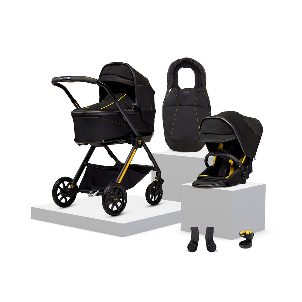 Reef AL Giallo Stroller Bassinet + Bundle