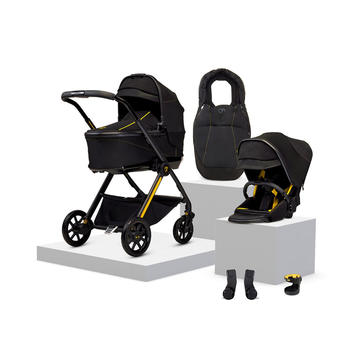 Reef AL Giallo Stroller Bassinet + Bundle