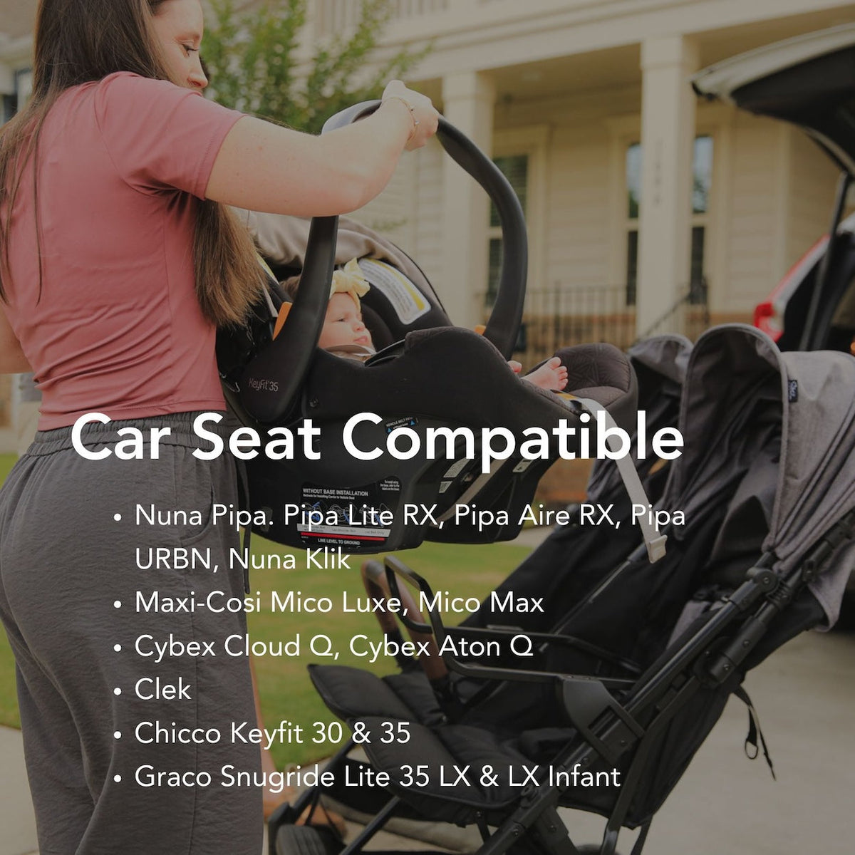 Compact Side by Side Double Strollerᵛ² Bundle