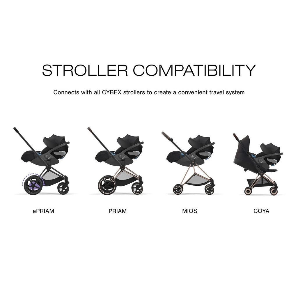 Cloud T Comfort Extend Reclining Infant Car Seat with SensorSafe