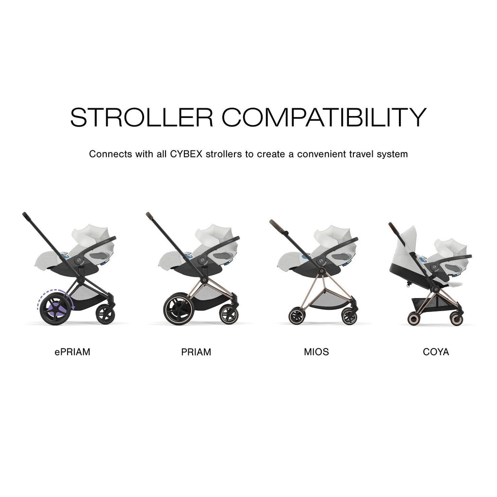Cloud T Comfort Extend Reclining Infant Car Seat with SensorSafe