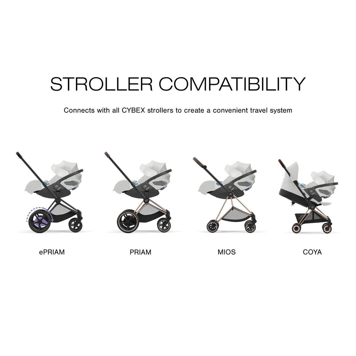 Cloud T Comfort Extend Reclining Infant Car Seat with SensorSafe