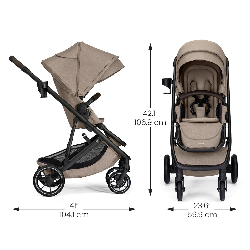 Prism Full-Size Travel System with Willow S Infant Car Seat + Alpine Base
