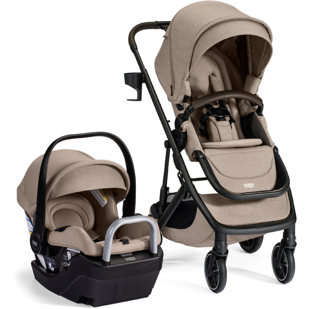 Prism Full-Size Travel System with Willow S Infant Car Seat + Alpine Base