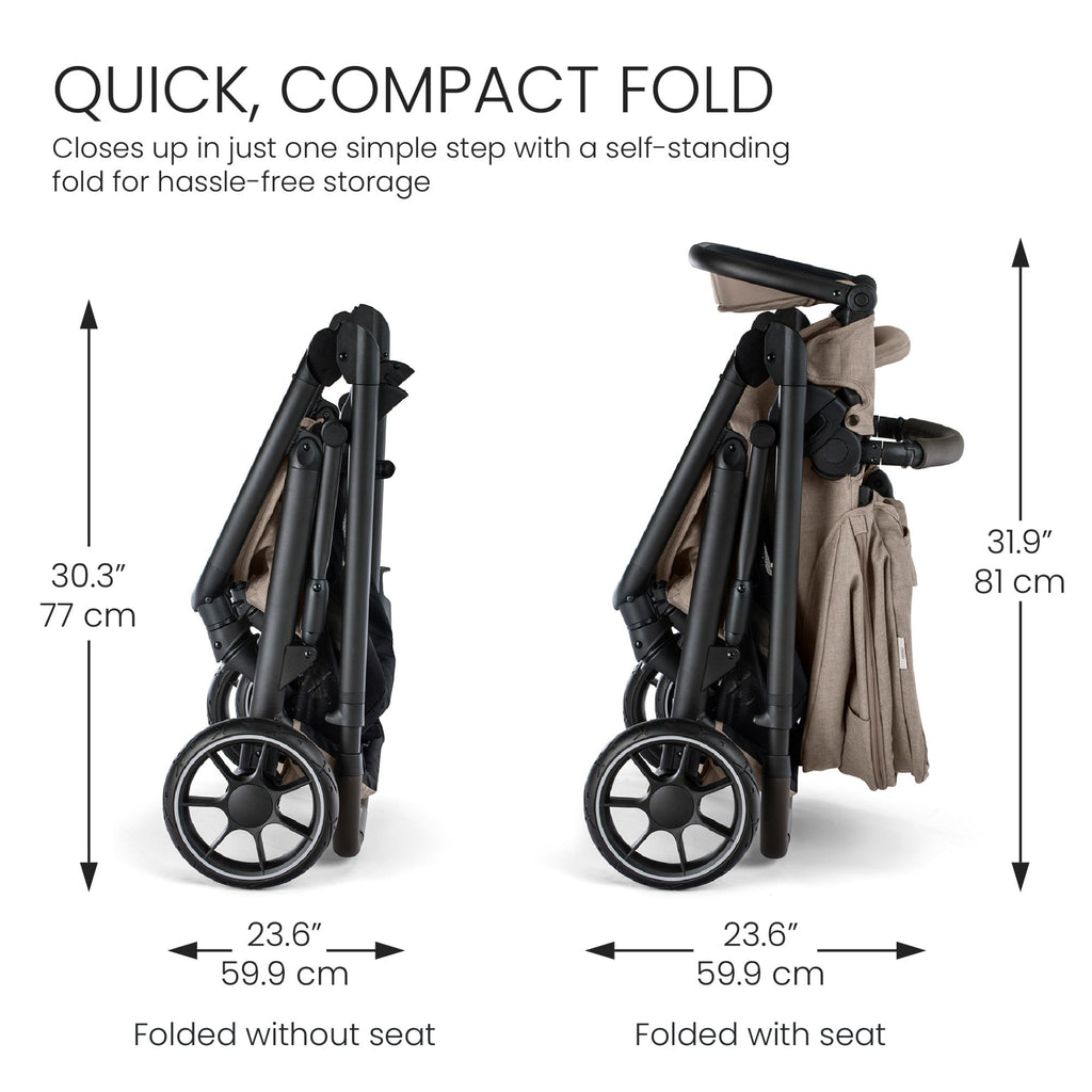 Prism Full-Size Travel System with Willow S Infant Car Seat + Alpine Base