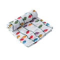 Cotton Muslin Swaddle Single - Christmas Bulbs