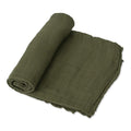 Cotton Muslin Single Swaddle in Fern