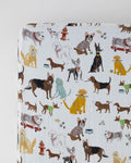 Little Unicorn Cotton Muslin Crib Sheet in Woof
